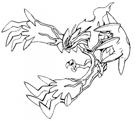 Coloring Pages Pokemon - Yveltal - Drawings Pokemon | Pokemon coloring pages,  Moon coloring pages, Pokemon coloring sheets