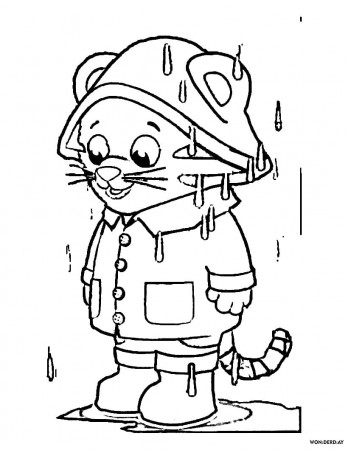 Daniel Tiger's Neighborhood Coloring Pages. Print A4