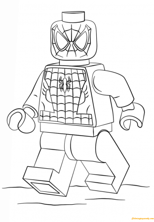 Lego Super Heroes Spiderman Coloring Pages - Lego Coloring Pages - Coloring  Pages For Kids And Adults