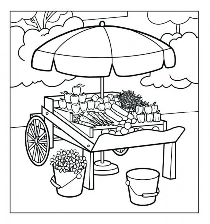 The best free Market coloring page images. Download from 181 free coloring  pages of Market at GetDrawings