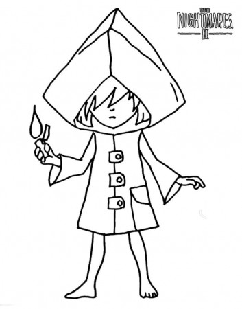 Little Nightmares Six Coloring Page - Free Printable Coloring Pages for Kids