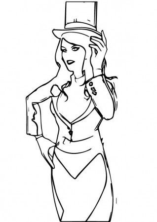 Free & Printable Zatanna Zatara Coloring Picture, Assignment Sheets  Pictures for Child | Parentune.com