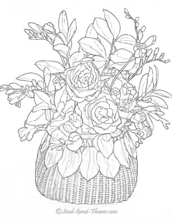 Free Difficult Flower Coloring Pages, Download Free Difficult Flower  Coloring Pages png images, Free ClipArts on Clipart Library