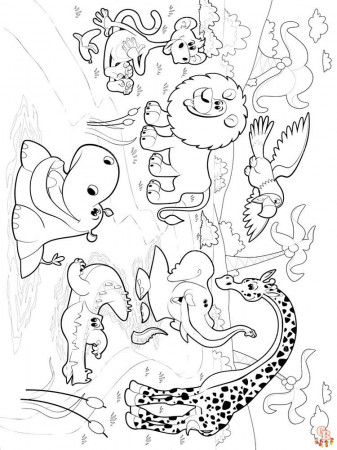 African Animals Coloring Pages - Free Printables for Kids