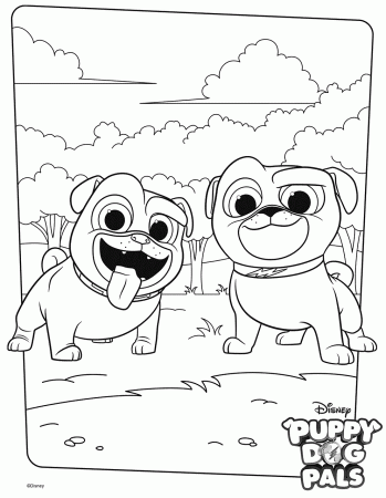 Puppy Dog Pals Coloring Pages - Best Coloring Pages For Kids