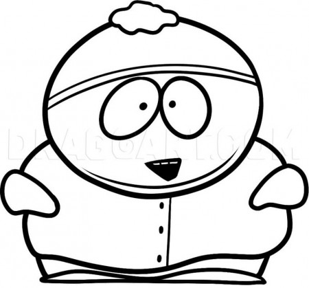 Smiling Eric Cartman Coloring Page - Free Printable Coloring Pages for Kids
