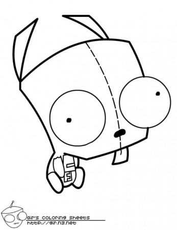 Invader Zim Coloring Page