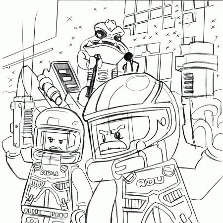 Lego city coloring pages to download and print for free