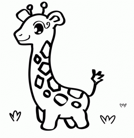 Of Cute Animals To Print - Coloring Pages for Kids and for Adults