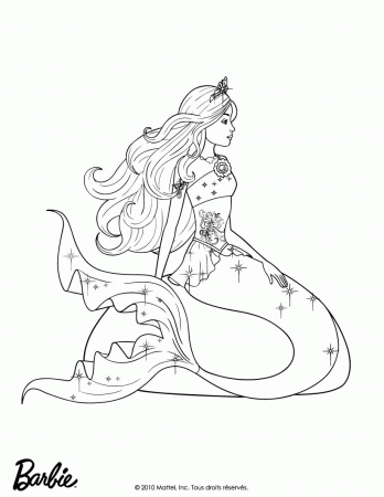 9 Pics of Elegant Mermaid Coloring Page - Barbie Mermaid Coloring ...