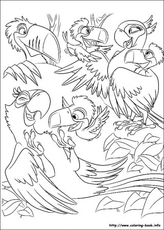 Rio coloring pages on Coloring-Book.info