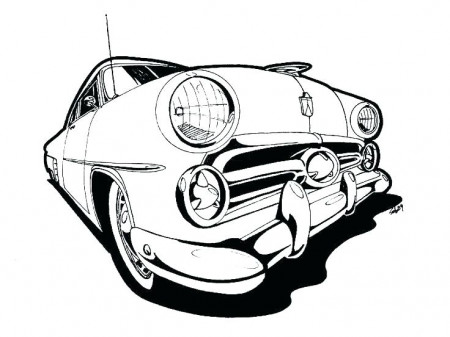 Free Hot Rod Coloring Pages at GetDrawings | Free download
