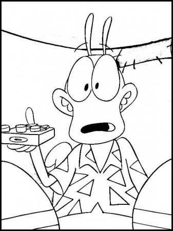 Coloring Pages Rocko's Modern Life 1