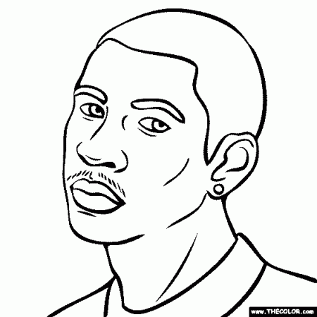 Usher Coloring Page
