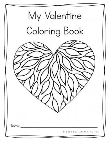 Valentine Coloring Pages for Kids and Adults (23 Heart Coloring Pages)