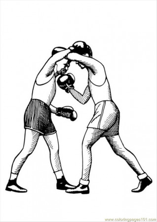 Photo Boxing Uppercut P12963 Coloring Page for Kids - Free Boxing Printable Coloring  Pages Online for Kids - ColoringPages101.com | Coloring Pages for Kids