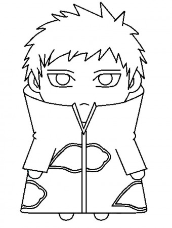 Printable Sasori Coloring Pages - Anime Coloring Pages