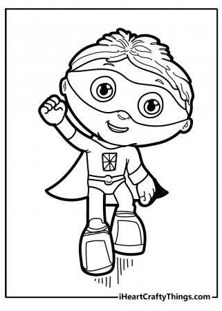 Printable Super Coloring Pages (Updated 2023)