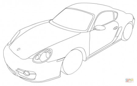 Porsche 911 coloring page | Free Printable Coloring Pages