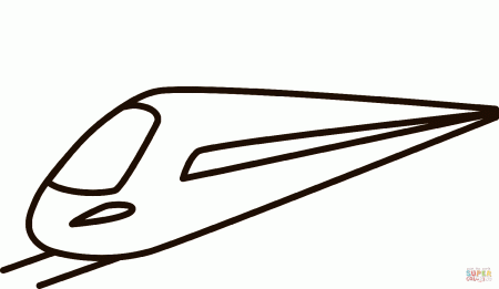 Bullet Train coloring page | Free Printable Coloring Pages