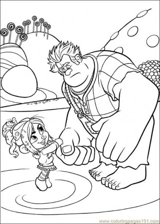 Wreck It Ralph 18 Coloring Page for Kids - Free Wreck-It Ralph Printable Coloring  Pages Online for Kids - ColoringPages101.com | Coloring Pages for Kids