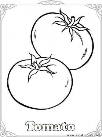 Vegetables Coloring Pages