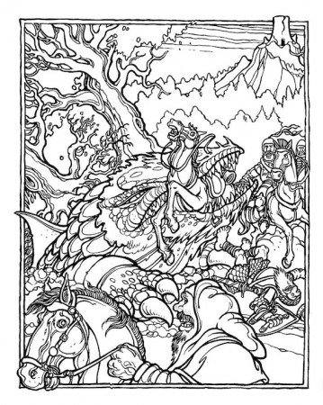 Dragons Coloring Book 1979 PDF DIGIFILE ...