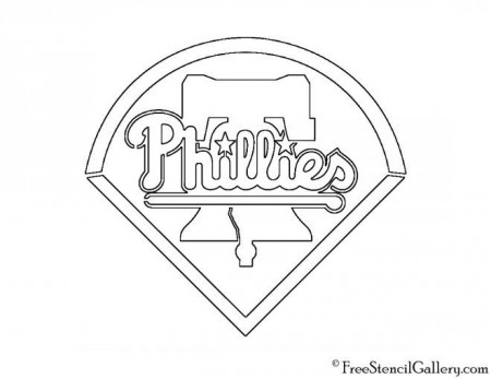 MLB - Philadelphia Phillies Logo Stencil | Free Stencil Gallery | Philadelphia  phillies logo, Baseball coloring pages, Philadelphia phillies