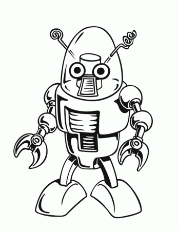 Cool Robot Coloring Pages Robot Coloring Pages Robot Coloring ...