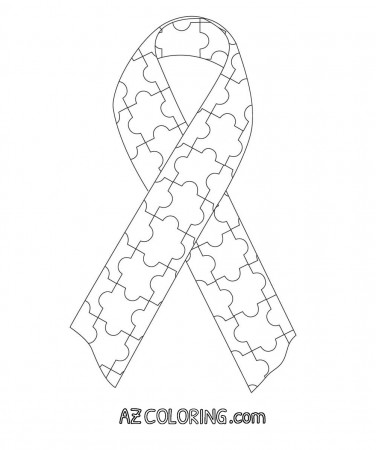 Autism Awareness Coloring Page