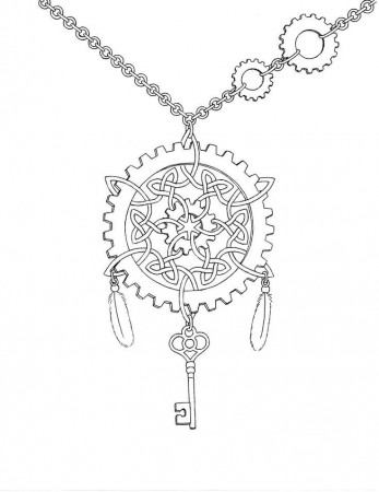 free steampunk coloring pages | Steampunk Celtic Knot by mynameis ...