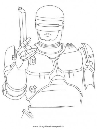 Robocop #6 (Superheroes) – Printable coloring pages