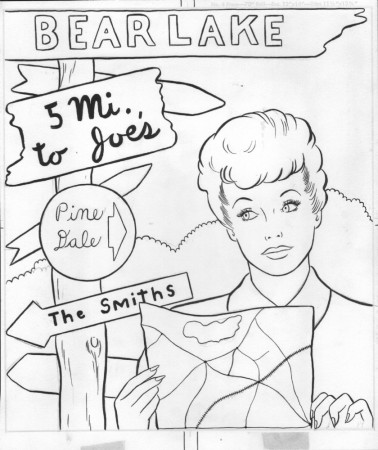 I Love Lucy Coloring Pages