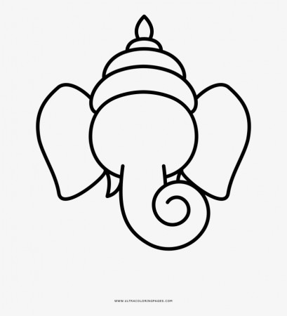 Ganesha Coloring Page Ultra Pages - Ganesh Icon Transparent PNG - 1000x1000  - Free Download on NicePNG