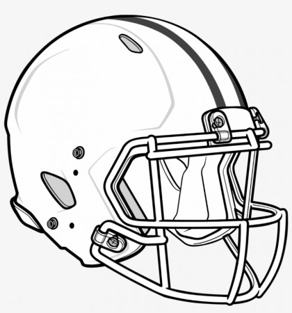 Graphic Royalty Free Collection Of Helmet Football - Football Helmet Coloring  Page PNG Image | Transparent PNG Free Download on SeekPNG