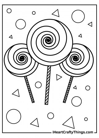 Printable Candy Coloring Pages (Updated 2021)
