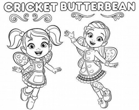Любимое кафе butterbean coloring page - скачать или распечатать раскраску  из категории «игра rakraskionline com кафе баттербин» бесплатно #226321