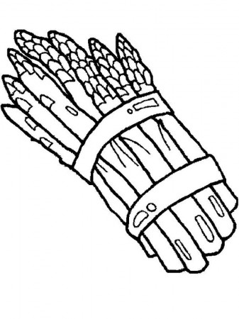 Asparagus coloring pages. Download and print Asparagus coloring pages