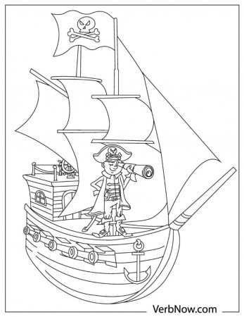 Free PIRATES Coloring Pages for Download (Printable PDF) - VerbNow
