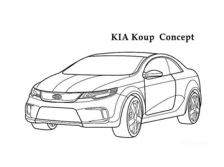 Kia coloring pages. Free Printable Kia coloring pages.