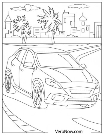 Free CARS Coloring Pages for Download (Printable PDF) - VerbNow