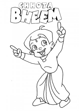 Chota Bheem Colouring Games Free - High Quality Coloring Pages