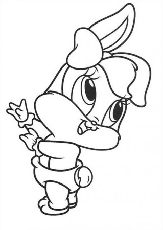 Baby Rabbit Coloring Pages - Coloring Page