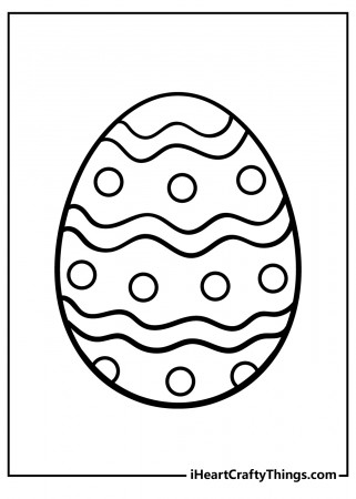 30 Festive Easter Egg Coloring Pages (Updated 2023)