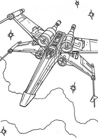 Star Wars Ships Colouring Pages - Free Colouring Pages
