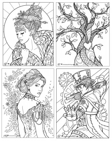 adult coloring pages – Whimsical Publishing & Illustration