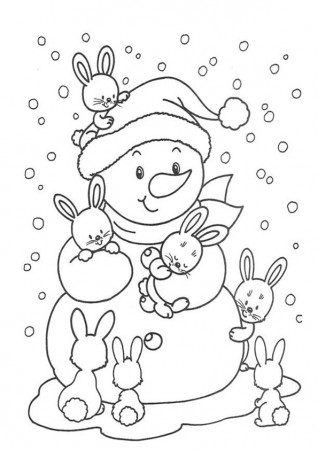 Coloring Pages | Winter Season Coloring Pages