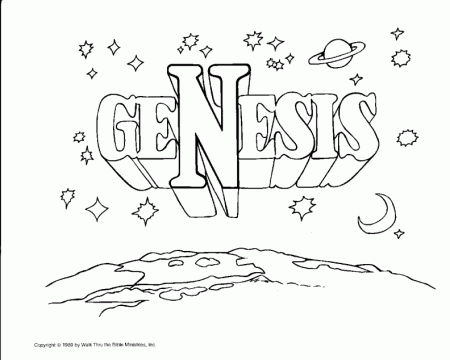 genesis coloring page - Google Search (With images) | Coloring ...