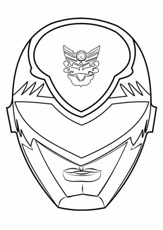 Power Ranger Mask Coloring Page - Free Power Rangers Coloring Pages :  ColoringPages101.com
