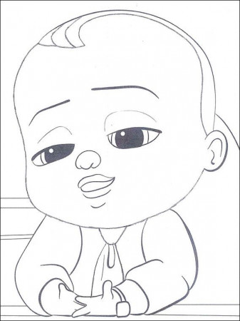 Boss Baby Coloring Pages 6 | Baby coloring pages, Boss baby, Baby ...
